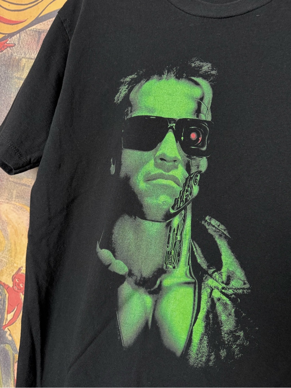 Terminator Arnold Schwartzenegger Sci-fi Action Movie Graphic T-Shirt